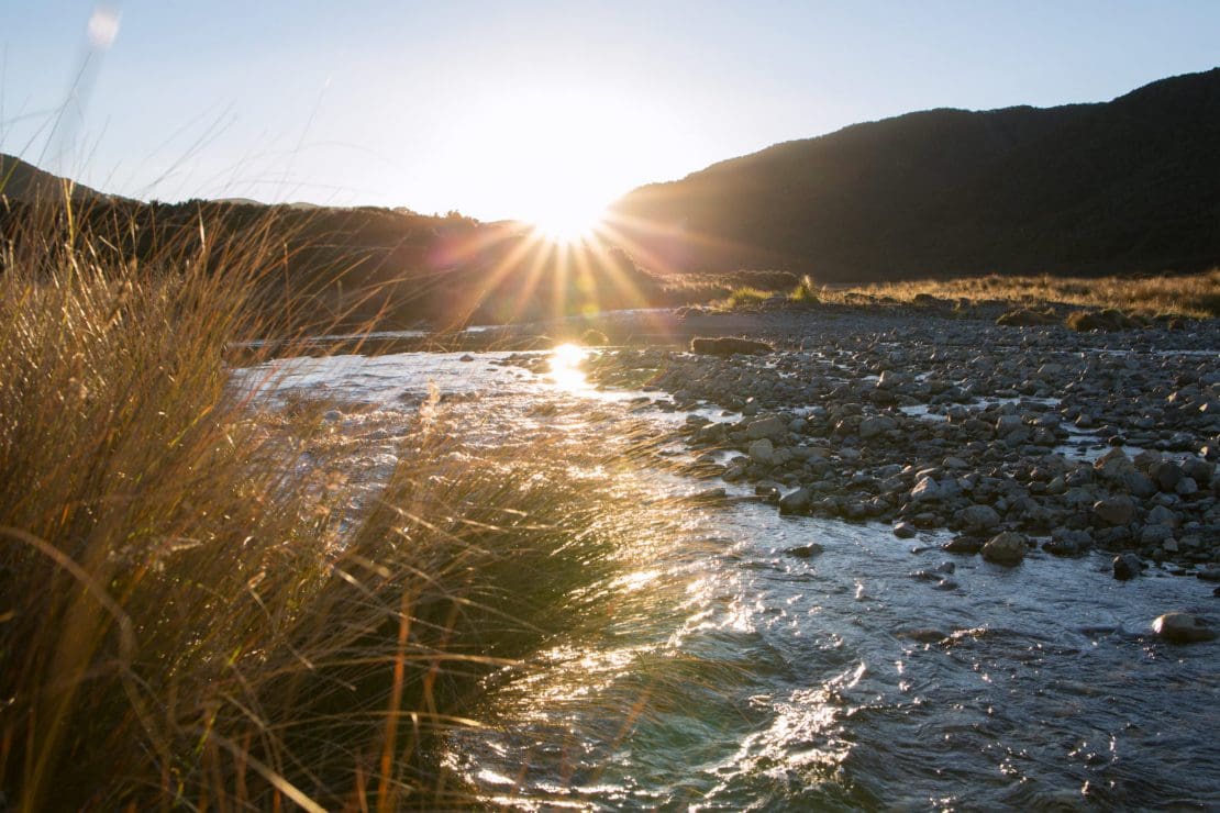 River sunset