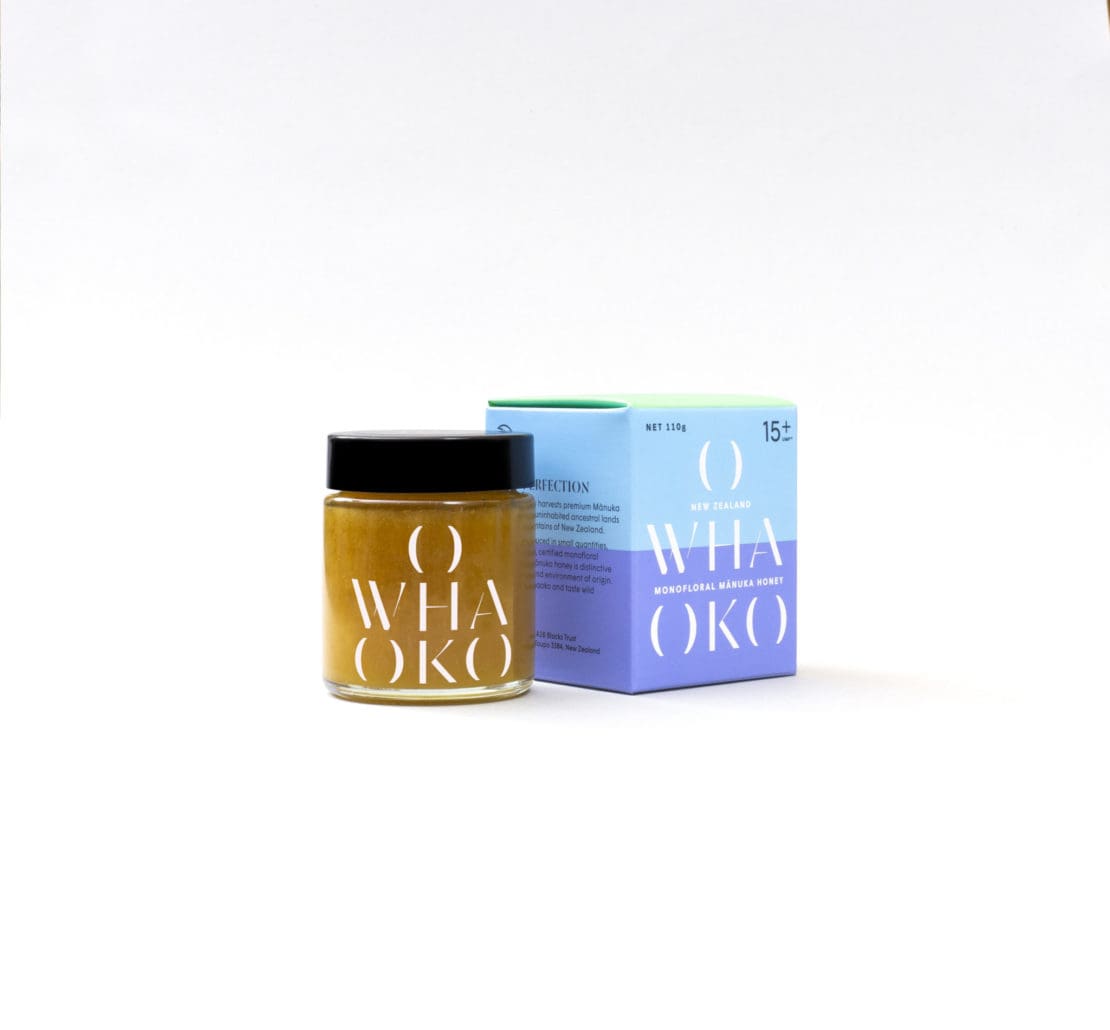 Owhaoko honey packaging 110g